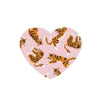 Tarjetas ambientadoras para coche, tabletas de aromaterapia para coche, tarjetas perfumadas para colgar en el hogarTigres lindos animales de circo sobre el fondo rosa