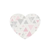Tarjetas ambientadoras para coche, tabletas de aromaterapia para coche, tarjetas perfumadas para colgar en el hogarMármol Triángulo Geométrico Plata Gris Rosa