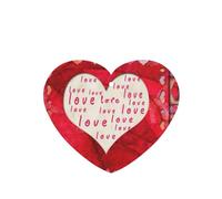 Tarjetas ambientadoras para coche, tabletas de aromaterapia para coche, tarjetas perfumadas para colgar en el hogarAmor de corazones rojos