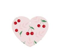 Tarjetas ambientadoras para coche, tabletas de aromaterapia para coche, tarjetas perfumadas para colgar en el hogarHoja De Cereza Roja Rosa