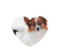 Tarjetas ambientadoras para coche, tabletas de aromaterapia para coche, tarjetas perfumadas para colgar en el hogarPerro Papillon Esponjoso