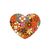 Tarjetas ambientadoras para coche, tabletas de aromaterapia para coche, tarjetas perfumadas para colgar en el hogarRetro años 70 estampado floral colorido