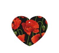 Tarjetas ambientadoras para coche, tabletas de aromaterapia para coche, tarjetas perfumadas para colgar en el hogarFlor de Amapola