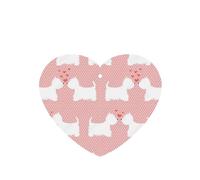 Tarjetas ambientadoras para coche, tabletas de aromaterapia para coche, tarjetas perfumadas para colgar en el hogarPatrón de perros Westie