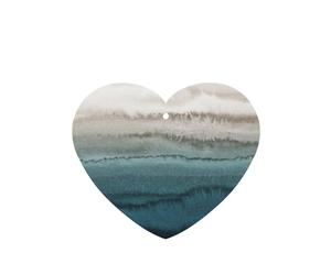 Tarjetas ambientadoras para coche, tabletas de aromaterapia para coche, tarjetas perfumadas para colgar en el hogarDentro de las mareas rompiendo olas verde azulado