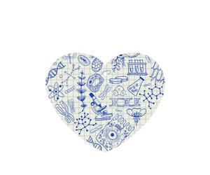 Tarjetas ambientadoras para coche, tabletas de aromaterapia para coche, tarjetas perfumadas para colgar en el hogarDibujos De Biología En El Corazón