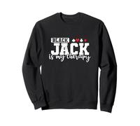 Tarjetas Blackjack es mi Terapia Sudadera
