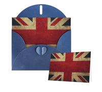 Tarjetas con sobres, banderas británicas, tarjetas en blanco para todas las ocasiones, tarjeta de condolencias en blanco, tarjetas de felicitación de agradecimiento para invitaciones de boda, fiesta