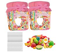 Tarjetas Con Un Portacaramelos | 18 Uds Tarjetas Postales De Almacenamiento Con Bolsas De Dulces | Tarjeta De Intercambio De Día De La Madre Patrón Hueco Forma De La Madre - Para Saludos, Gracias