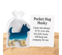 Tarjetas de abrazo de animales para el estrés | Tarjetas motivacionales para los amantes de los perros | Recuerdo inspirador en forma de perro para mantenedores de bienestar, organizadores de espacio