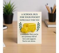 Tarjetas De Abrazo De Bolsillo, Tarjetas Escolares Autobús 2D para Niños Pequeños, Decoración Manual De Recuerdo Para Niños Profesores Padres Coleccionistas