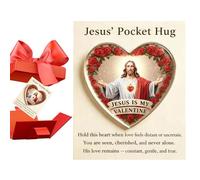 Tarjetas de abrazo de Jesús, aliento en acrílico 2D, tarjetas motivacionales cristianas, souvenirs inspirados en la fe, recuerdo de mensajes positivos, para creyentes Salas de espera de la iglesia Col