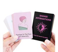 Tarjetas de afirmación: 60 Tarjetas de atención Plena para inspiración | Doble Cara para el Cuidado Personal y el Bienestar Mental, Ideal para Llevar un Diario, Metas y Meditar
