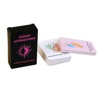 Tarjetas de afirmación Diaria - Tarjetas mentales | Tarjeta de Afirmación, 60 Piezas Amor Propio Cita Diaria de Atención Plena Motivacional para el Bienestar Mental Meditación Meta Trabajo Y