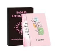 Tarjetas de afirmación - Tarjetas de conciencia de 60 piezas para inspiración, de doble cara para el cuidado personal y el bienestar mental, ideal para diario, objetivos, meditación