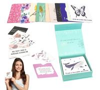 Tarjetas de afirmaciones para Mujeres,Tarjetas de afirmaciones diarias, de meditación Diaria y del estrés, 50 Tarjetas de inspiración para el Amor Propio, el estímulo y la atención Plena.