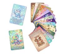 Tarjetas De Afirmaciones Positivas para Mujeres | 18 Piezas Baraja Mindfulness | Cartas Positivas con Estampado De Animales,para Amigos Familia Compañeros De Trabajo Papá Mamá Hermana Hombres Mujeres