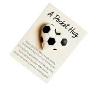 Tarjetas de Agradecimiento con Colgante portátil en Forma de fútbol, llaveros para reconocimiento, Cartera, Entrenamiento, casa, Amigos, Familia, Vacaciones, etc