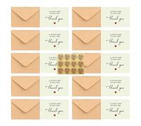 Tarjetas de agradecimiento, diseño floral, graduación y boda, paquete de 25, blanco, papel de 350 g/m², interior en blanco, 4 x 5.6 pulgadas, con sobres y calcomanías