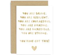 Tarjetas de aliento para mujeres - You Are Strong You Got This - Regalos de condolencias Get Well Soon - Tarjetas para sentirse mejor para amigas - Regalo de recuperación de cirugía para ella -