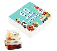 Tarjetas de almuerzo para niños | 60 hojas para escribir mensajes personales - Notas escolares con frases afirmativas y bromas - Para padres, chicos, chicas, clase declaraciones diarias alegría