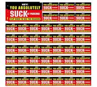 Tarjetas de aparcamiento con texto en inglés "You Suck at Parking", 50 veces más divertidas que aparcaste como un , negocios de malas notas, accesorios de coche, cosas de broma