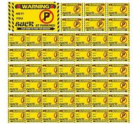 Tarjetas de aparcamiento falsas con texto en inglés "You Parked Like an Idiot", billete de estacionamiento falso, 50 billetes de negocios, estacionaste como un malas notas, accesorios de coche