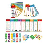 Tarjetas de aprendizaje de fonética - Impresión a doble cara, tarjetas educativas con 117 juegos de ortografía de grupos fonemas | Actividades de aprendizaje de ortografía | Divertido juguete