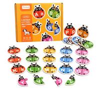 Tarjetas de aprendizaje de letras, juego de asociación de letras - Sight Words Alphabet Matching Game Puzzle Tarjeta de correspondencia | Tarjetas Flash con palabras de animales, juguete educativo