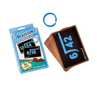 Tarjetas de aprendizaje de matemáticas - Aprender | Mathe Flash Kartena para guardería y escuela primaria, juego de 50 tarjetas para practicar más y menos, con hebilla de , juego de matemáticas