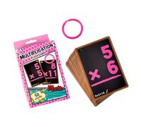 Tarjetas de aprendizaje de matemáticas - Aprender | Mathe Flash Kartena para guardería y escuela primaria, juego de 50 tarjetas para practicar más y menos, con hebilla de , juego de matemáticas
