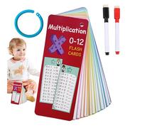 Tarjetas de Aprendizaje de matemáticas para niños pequeños - Tarjetas Flash aritméticas establecidas con 14x números | Tarjetas de multiplicación para de 5 a 9 años | Juegos de matemáticas
