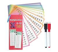 Tarjetas de aprendizaje de matemáticas, tarjetas de aprendizaje de matemáticas, 15 tarjetas de ejercicios Division | ayudas de aprendizaje para el departamento "ecuaciones matemáticas" con bolígrafos