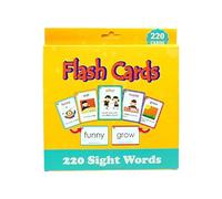 Tarjetas de aprendizaje de palabras visuales, tarjetas de lectura, tarjetas de aprendizaje de palabras de alta frecuencia, tarjetas de aprendizaje para leer, juegos de vocabulario reutilizables