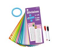 Tarjetas de aprendizaje flash de multiplicación de matemáticas, tarjetas flash de adición, tarjetas de matemáticas educativas, tarjetas flash de tabla de tiempos con 2 marcadores de borrado en seco, 1