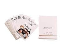 Tarjetas de Aprendizaje Temprano,Biblia Ilustrada Interactiva | Juego de Tarjetas para Aprender Letras del Alfabeto en Inglés,para Niñas de 1 a 6 Años, Preescolares, Educación en