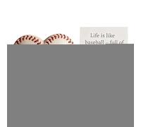 Tarjetas de béisbol en forma de corazón, de aliento, deportes con mensajes motivacionales, tarjetas coleccionables con diseño, recuerdos de jugadores, béisbol para el día del juego