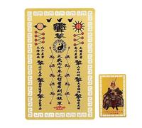 Tarjetas de bendición Tai Sui 2026, coleccionables portátiles chinos de cobre dorado, tarjeta tradicional china año caballo, para hombres, jóvenes, mamá, papá, abuela, abuelo, esposa, hijo, hi