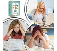 Tarjetas De Bienestar Emocional Para Niños,110 Unidades de Tarjetas Psicológicas para Adolescentes | Material De Apoyo Cognitivo Conductual Portátil Para Reflexión Personal Talleres Y Familias - Refle