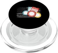 Tarjetas de bingo jugador de bingo con bandera de EE. UU PopSockets PopGrip para MagSafe