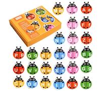 Tarjetas de Coincidencia del alfabeto, Juego de Palabras a la Vista, Tarjetas de Puzzle, Juguete educativo para, Tarjetas Flash de aprendizaje preescolar, Juego de correspondencia de palabras de