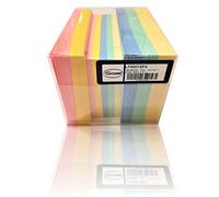 Tarjetas de colores con sobre, 100pz, 11x8 cm, tarjetas de colores pequeñas con sobre, multicolor - tarjetas de felicitación con sobres, 5 colores surtidos, pastel, sobres con hojas