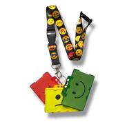 Tarjetas de comportamiento de semáforo con cordón Emoj, ayuda de comunicación para autismo, TDAH, ENVIAR, SEN, no verbal