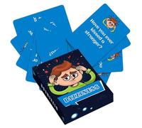 Tarjetas de conversación familiares, 50 piezas Tarjeta de conversación para adultos, actividades grupales, juego de placas para viajes, camping, paseos en coche, viaje por carretera, trabajo, fechas