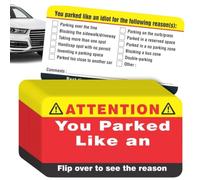 Tarjetas de delito de estacionamiento - Citas de chistes Humorísticos de novedad entretenidos | Entradas para Mensajes Divertidos para Adultos, Mujeres y Hombres, 100 piezas, con bromas de ri