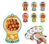 Tarjetas de dulces de Pascua para niños, juego de 18/36 tarjetas de felicitación de Pascua con cúpula de plástico, divertida máquina de chicle, tarjetas de San Valentín para actividades escolares