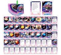 Tarjetas de educación preescolar,Tarjetas Flash de aprendizaje temprano | Tarjetas educativas preescolares espaciales, Juguetes | Tarjetas Flash con 34 Palabras espaciales para, Niños pequeños, Chicas