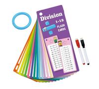 Tarjetas de enseñanza de matemáticas borrables, tarjetas de práctica de suma/resta/multiplicación/división, herramienta de aprendizaje temprano para niños, herramientas de aprendizaje matemático para