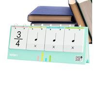 Tarjetas de entrenamiento de ritmo de piano - Música Ritmo - Herramientas de Aprendizaje de Ritmo - Tarjetas de ritmo para piano | Tarjetas de aprendizaje de ritmo de piano para niñas, fáciles de usar