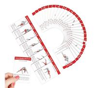 Tarjetas de Entrenamiento Guía De Fitness Portátil De Alta Definición